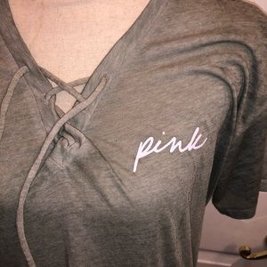 Victoria’s Secret Pink Tshirt drawstring